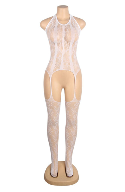 YesX YX898 Body Stocking White - Bodybloom